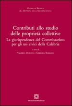 Contributi allo studio delle proprietà collettive