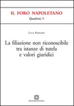 La filiazione non riconoscibile tra istanze di tutela e valori giuridici