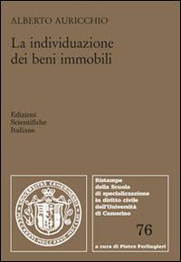 La individuazione dei beni immobili - Alberto Auricchio - copertina