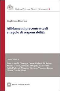 Affidamenti precontrattuali e regole di responsabilità - Guglielmo Bevivino - copertina