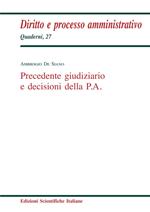 Precedente giudiziario e decisioni della P.A.