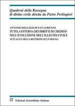 Tutela esterna dei diritti di credito nell'evoluzione dell'illecito civile