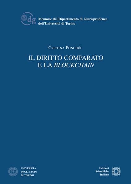 Il diritto comparato e la «Blockchain» - Cristina Poncibò - copertina