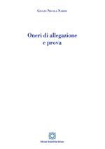 Oneri di allegazione e prova