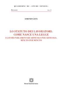 Image of Lo statuto dei lavoratori: come nasce una legge