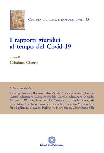 I rapporti giuridici al tempo del Covid-19 - copertina