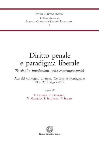 Diritto penale e paradigma liberale - copertina