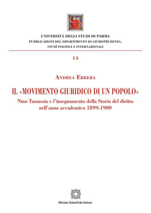 Il «movimento giuridico di un popolo» - Andrea Errera - copertina