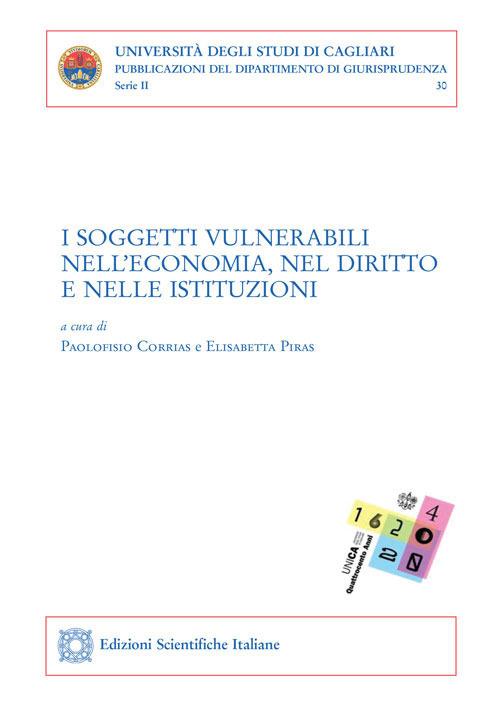 I soggetti vulnerabili nell'economia, nel diritto e nelle istituzioni - copertina