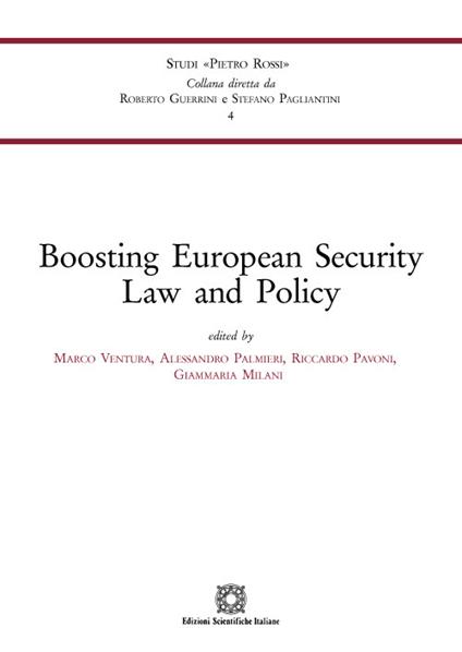 Boosting European Security Law and Policy - copertina