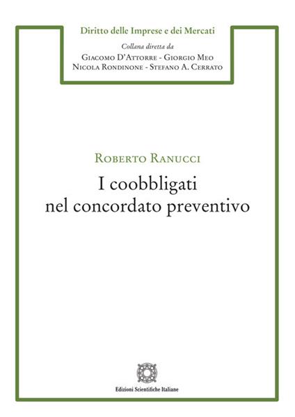 I coobbligati nel concordato preventivo - Roberto Ranucci - copertina