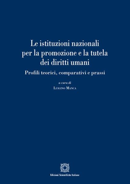 Le istituzioni nazionali per la promozione e la tutela dei diritti umani - copertina