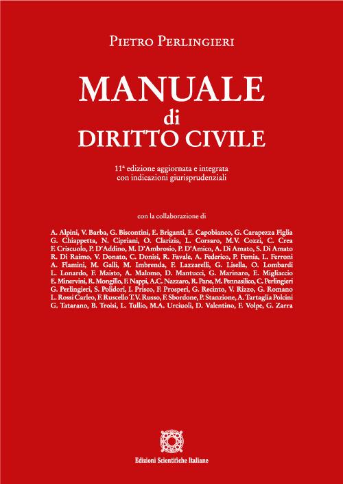 Manuale di diritto civile - Pietro Perlingieri - copertina