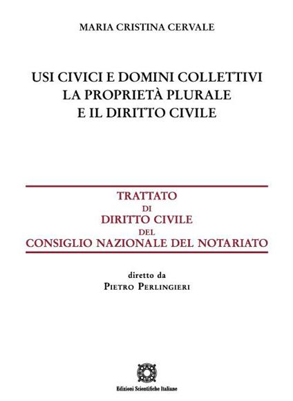 Usi civici e domini collettivi. La proprietà plurale e il diritto civile - Maria Cristina Cervale - copertina