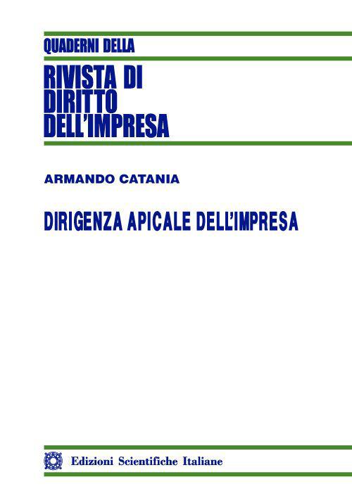 Dirigenza apicale dell'impresa - Armando Catania - copertina