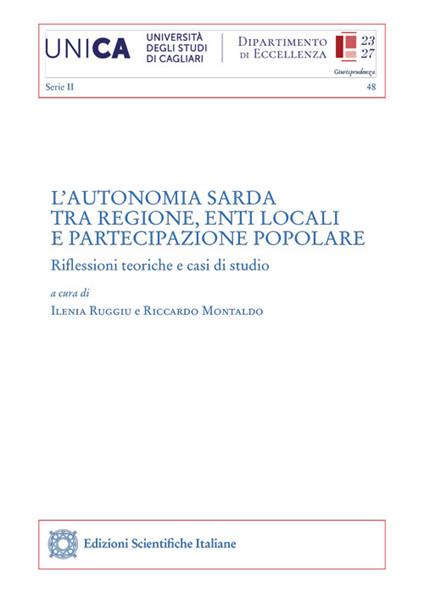 L'autonomia sarda tra regione, enti locali e partecipazione popolare - copertina