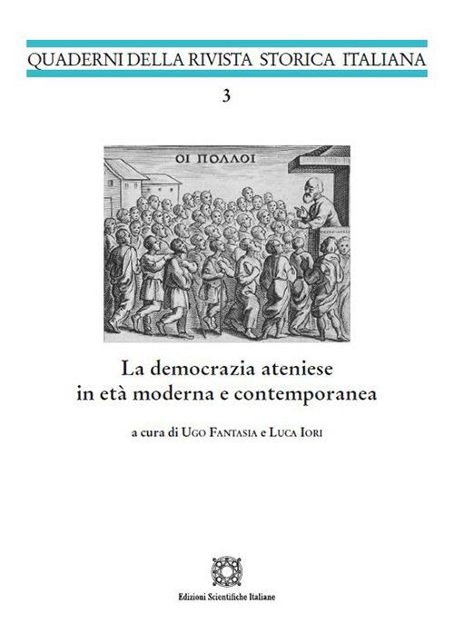 La democrazia ateniese in età moderna e contemporanea - copertina