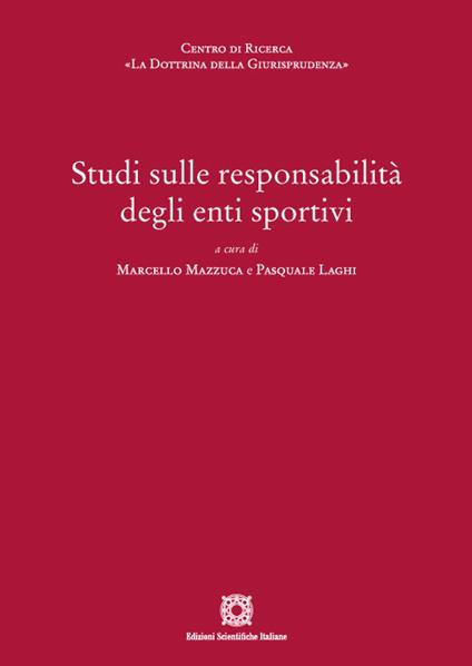 Studi sulle responsabilità degli enti sportivi - copertina