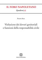 Violazione dei doveri genitoriali e funzioni della responsabilità civile