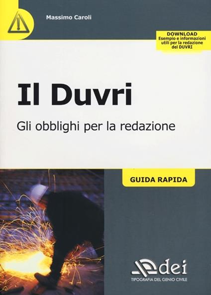 Il Duvri. Gli obblighi per la redazione. Guida rapida - Massimo Caroli - copertina