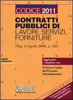 Contratti pubblici di lavori, servizi, forniture