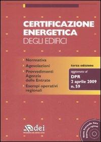 Certificazione energetica degli edifici. Con CD-ROM - copertina