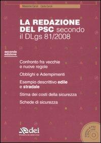 La redazione del PSC secondo il DLgs 81/2008. Con CD-ROM - Massimo Caroli,Carlo Caroli - copertina