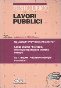 Testo unico. Lavori pubblici. Con CD-ROM - copertina