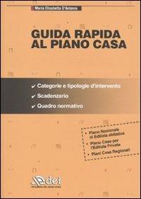 Guida rapida al piano casa - Maria E. D'Antonio - copertina