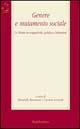 Genere e mutamento sociale. Le donne tra soggettività, politica e istituzioni