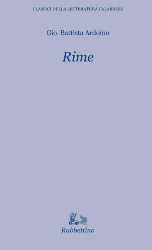 Rime - Giovan Battista Ardoi - copertina