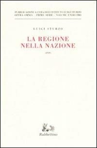 La regione nella nazione (1949) - Luigi Sturzo - copertina