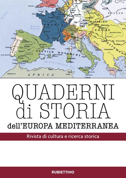 Quaderni di storia dell'Europa Mediterranea. Vol. 1: 2018-2019. - copertina