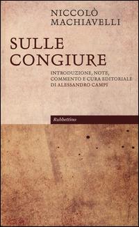 Sulle congiure - Niccolò Machiavelli - copertina