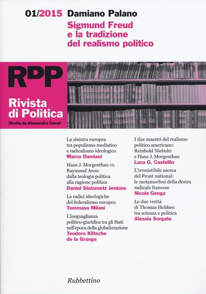 Rivista di politica (2015). Vol. 1 - copertina