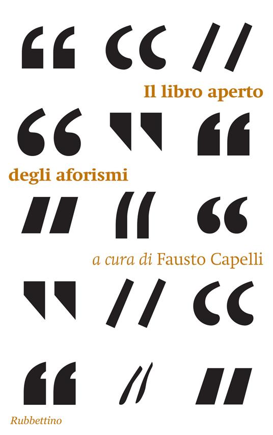 Il libro aperto degli aforismi - copertina