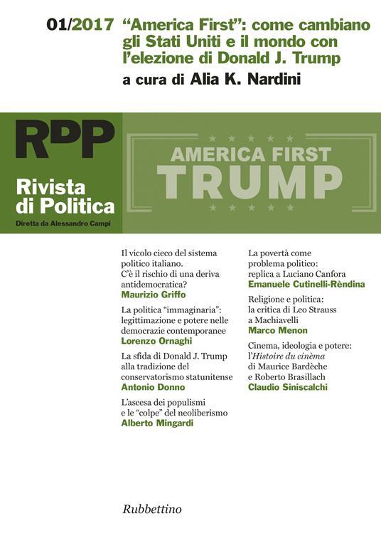 Rivista di politica (2017). Vol. 1 - Alia K. Nardini - ebook