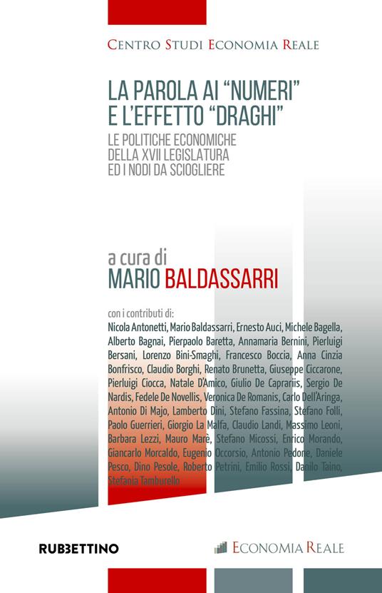 La parola ai numeri e l'effetto Draghi - Mario Baldassarri - copertina
