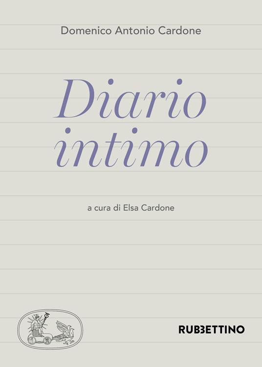 Diario intimo - Domenico Antonio Cardone - copertina