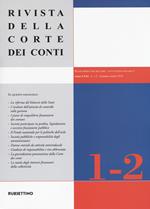 Rivista della corte dei conti (2018). Con Indice annuale 2017. Vol. 1-2: Gennaio-Aprile.