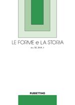 Le forme e la storia (2018). Vol. 1