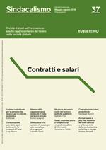 Sindacalismo. Rivista di studi sull'innovazione e sulla rappresentanza del lavoro nella società globale (2018). Vol. 37