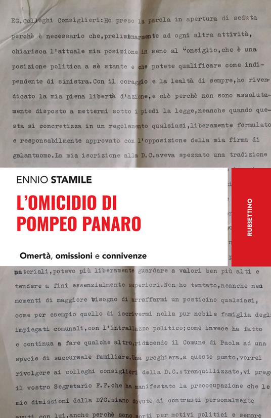 L' omicidio di Pompeo Panaro. Omertà, omissioni e connivenze - Ennio Stamile - ebook