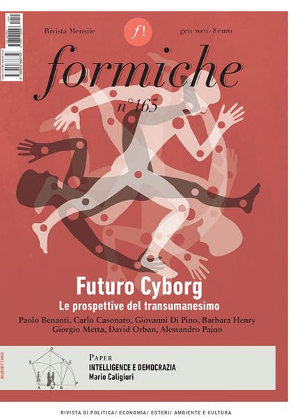 Formiche (2021). Vol. 165: Futuro Cyborg. Le prospettive del transumanesimo. - copertina
