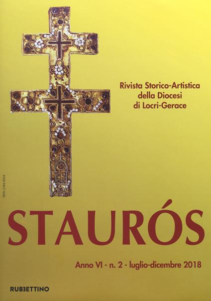 Staurós. Rivista storico-artistica della diocesi di Locri-Gerace (2018). Vol. 2 - copertina