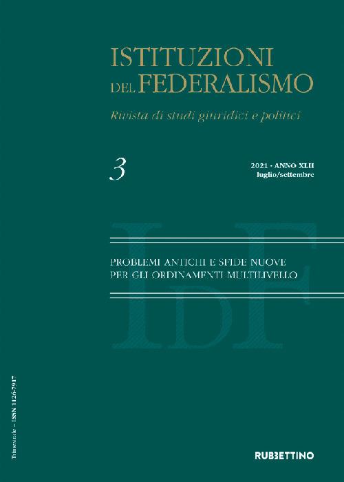 Istituzioni del federalismo. Rivista di studi giuridici e politici (2022).  Vol. 3 - Libro - Rubbettino - Le riviste | IBS