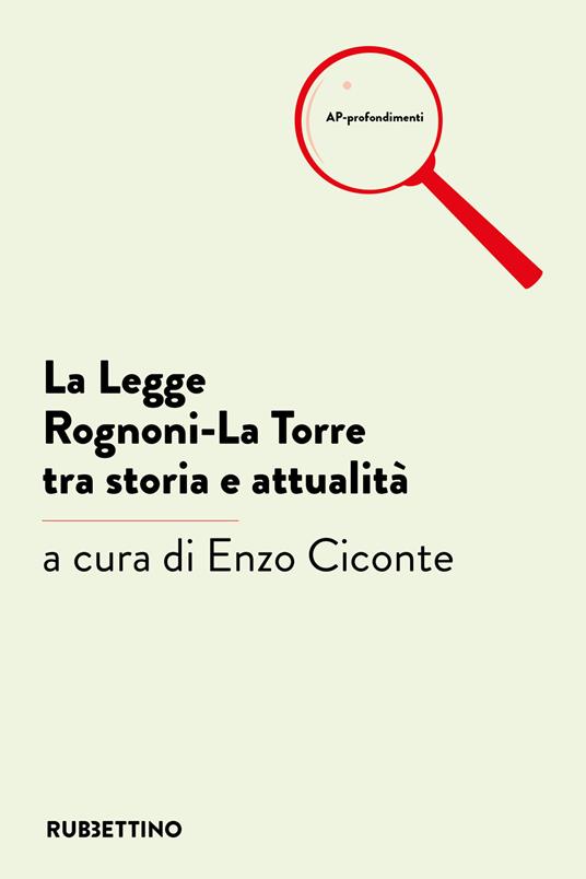 La legge Rognoni-La Torre tra storia e attualità - copertina