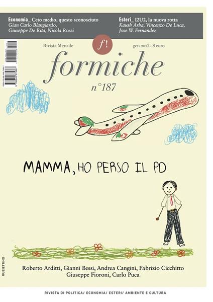 Formiche (2023). Vol. 187: Mamma, ho perso il PD - copertina