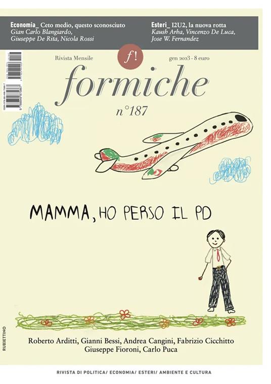 Formiche (2023). Vol. 187: Mamma, ho perso il PD - copertina