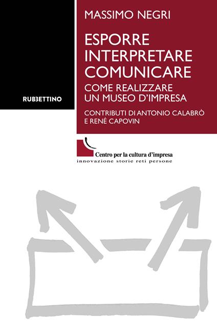 Esporre interpretare comunicare. Come realizzare un museo d'impresa - Massimo Negri - copertina